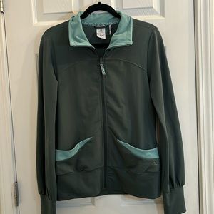 Adidas tracksuit jacket, Adidas, climalite vintage, Y2K, light green size Med